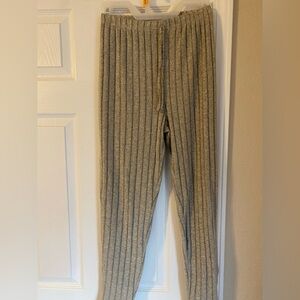 Cozy Neutral Beige Gray Minimalist Loungewear Set 1 Pant 2 Tops 1 Cardigan